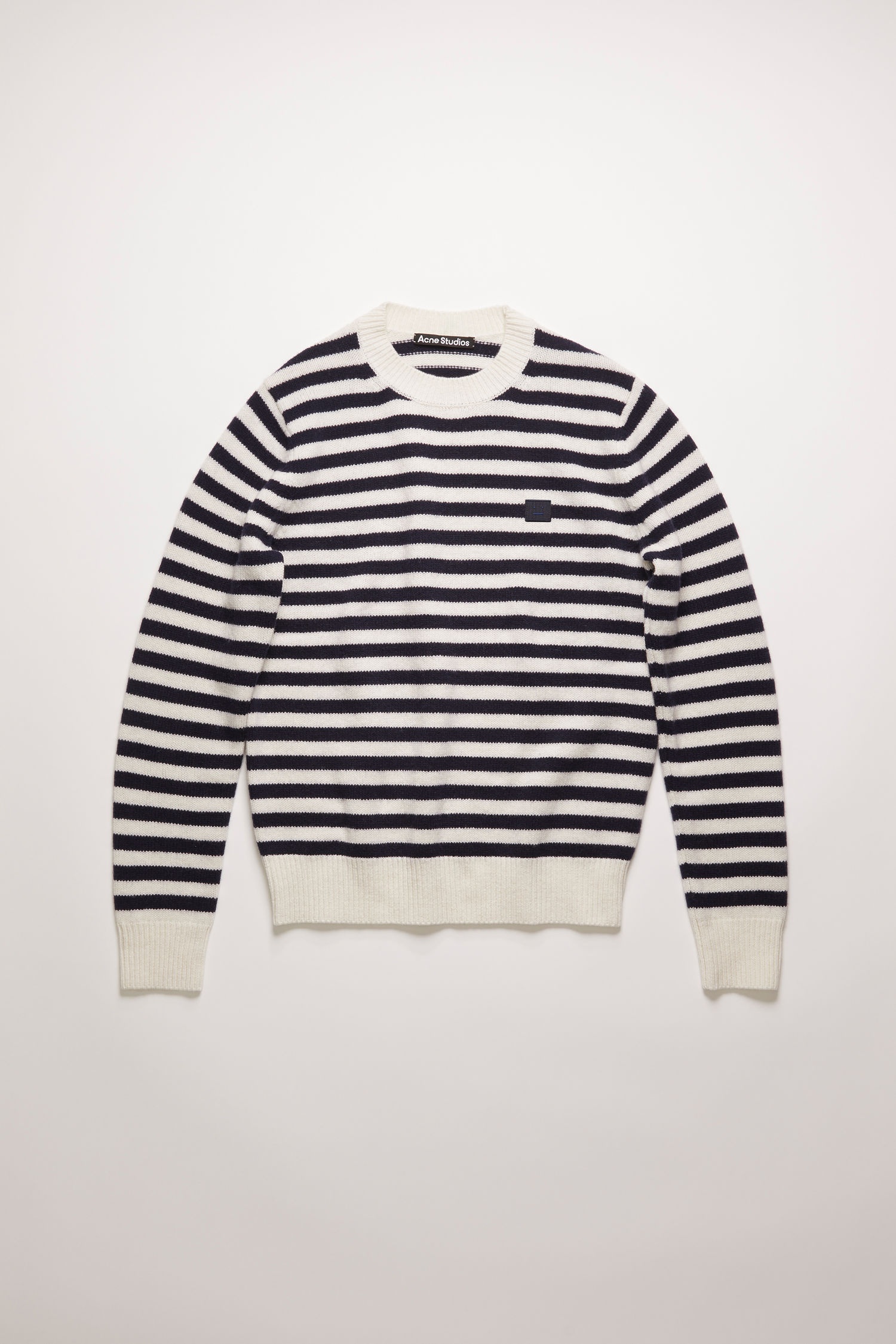 Breton stripe sweater navy/white - 1