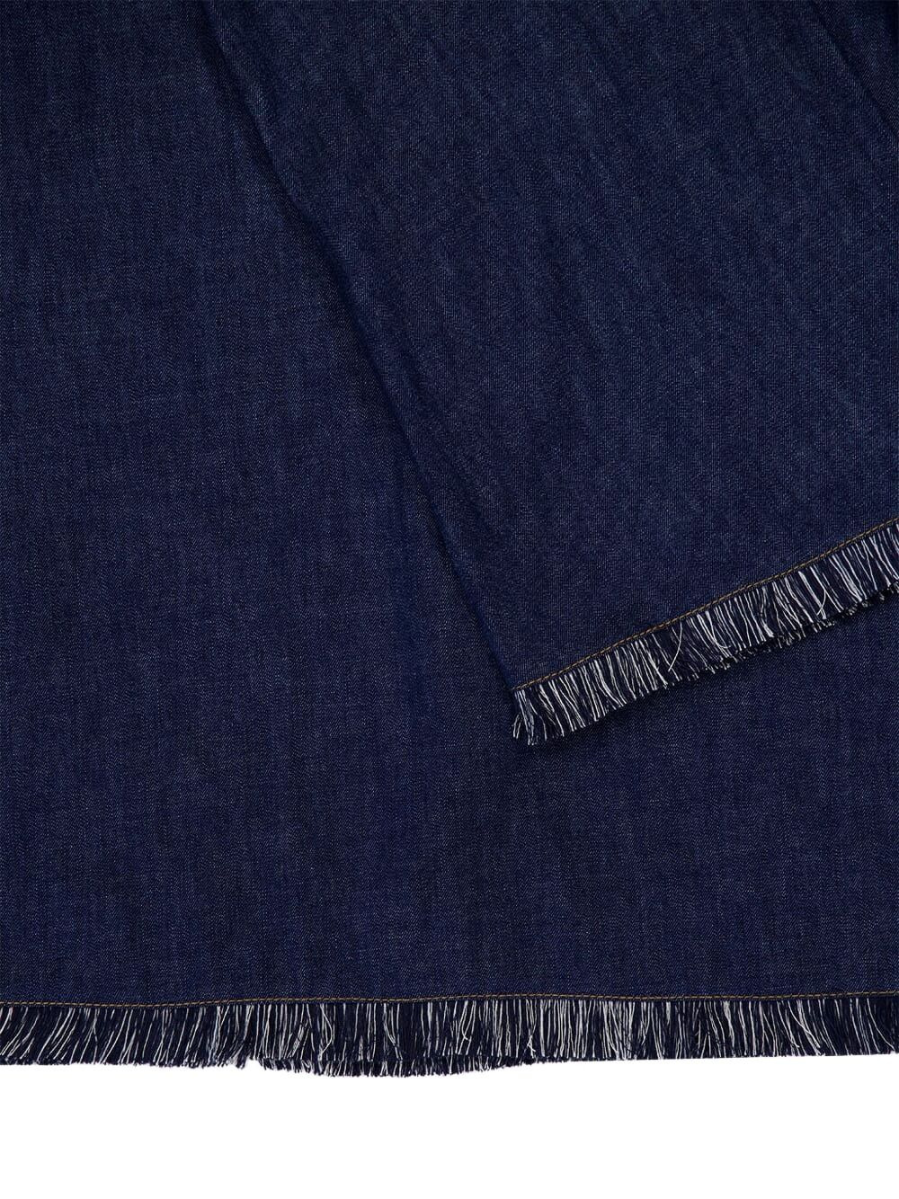 Rhiannon frayed-hem denim dress - 4