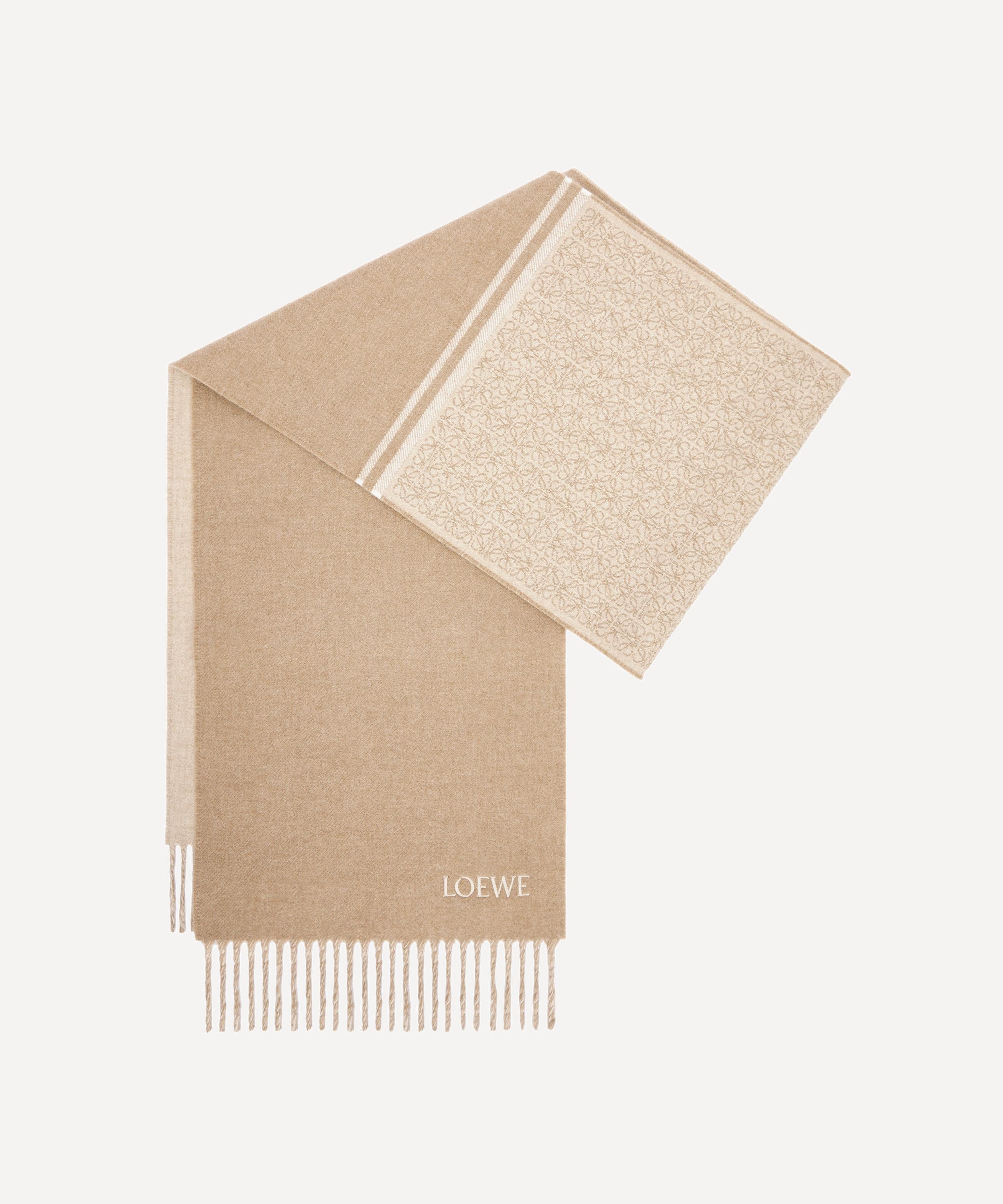 Skinny Anagram Wool-Blend Scarf - 2