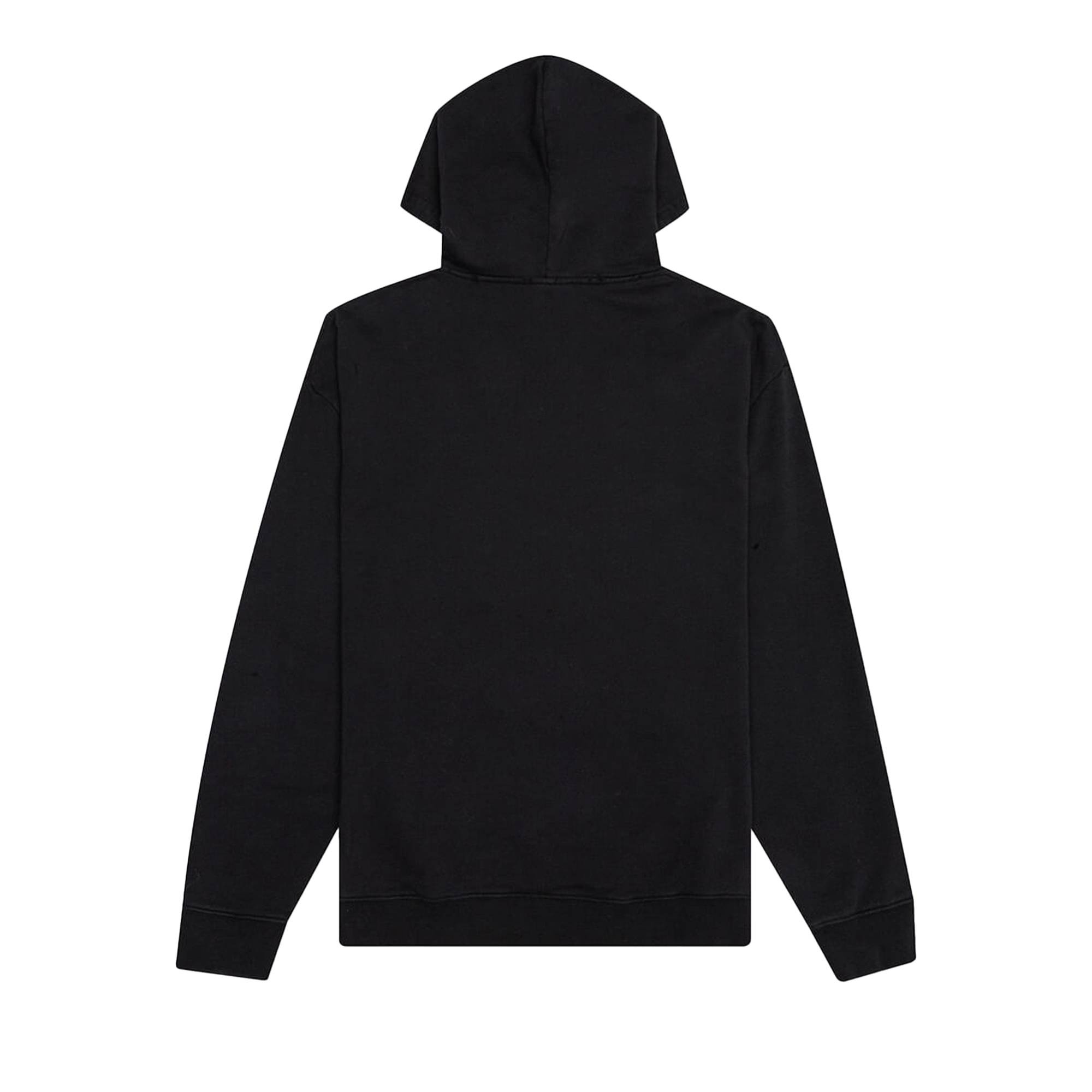 Raf Simons Destroy Washed Print Regular Fit Hoodie 'Black' - 2