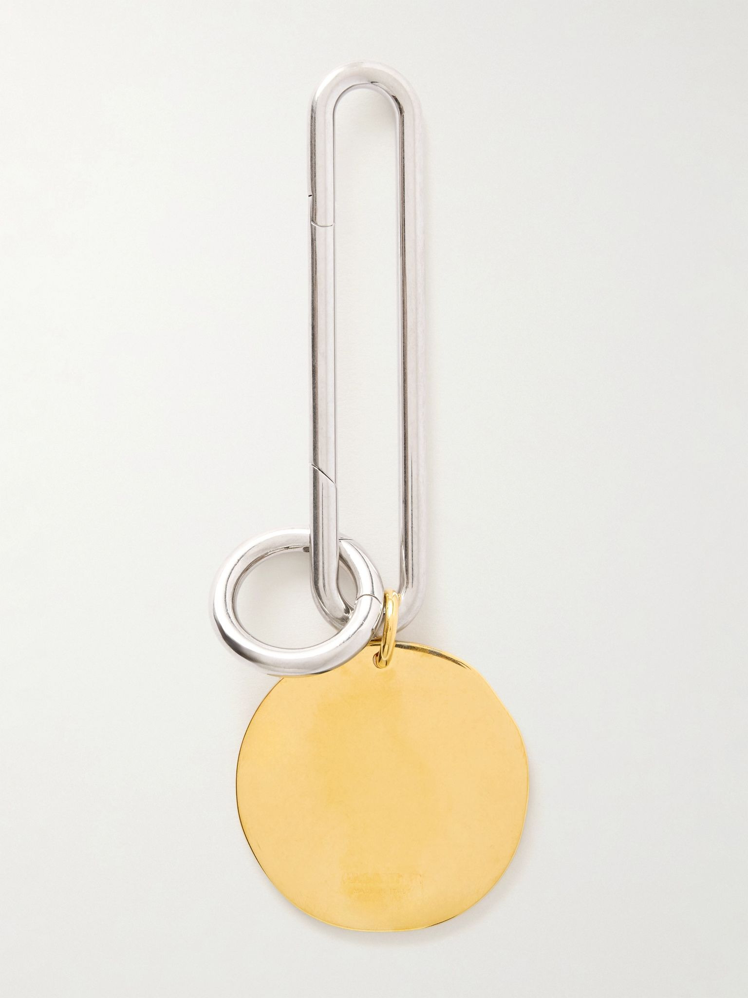 Silver- and gold-tone bag charm Silver - 1
