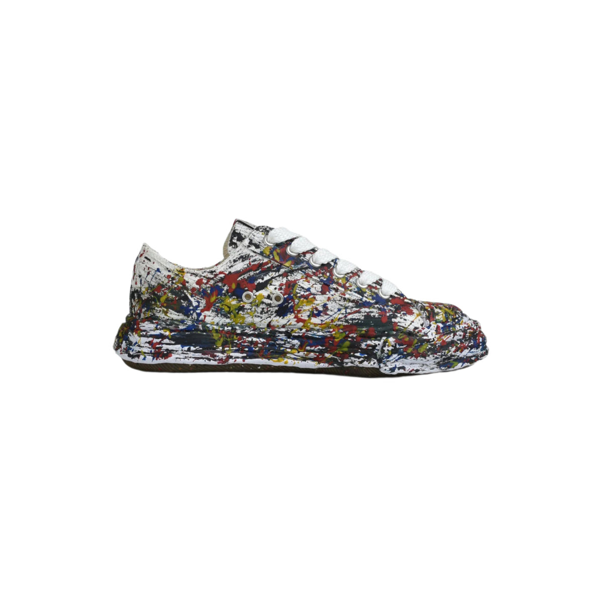 PETERSON 23 SPUTTERING LOW-TOP SNEAKERS (WHITE) - 1