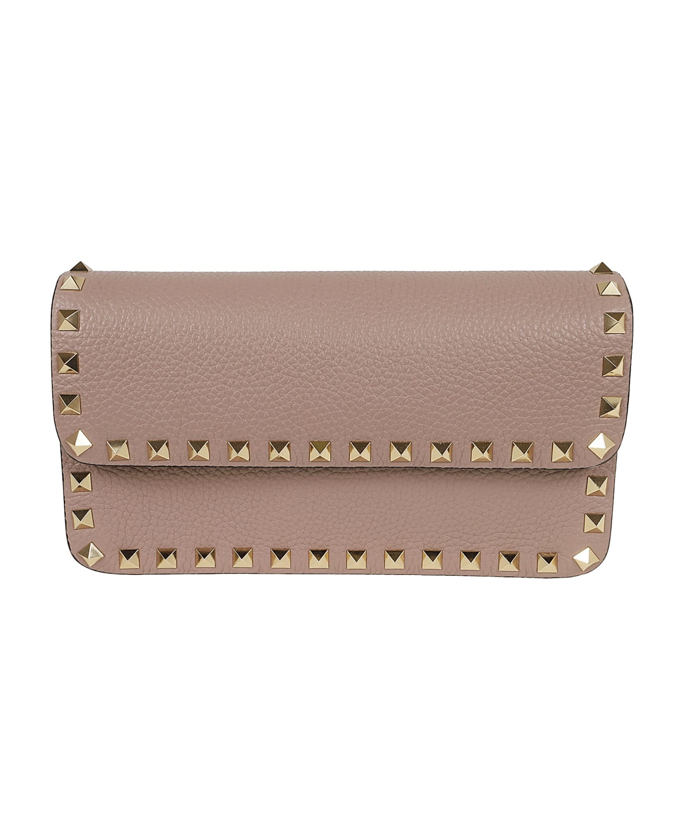 Wallet W/strap Rockstud Platinum Studs - 1