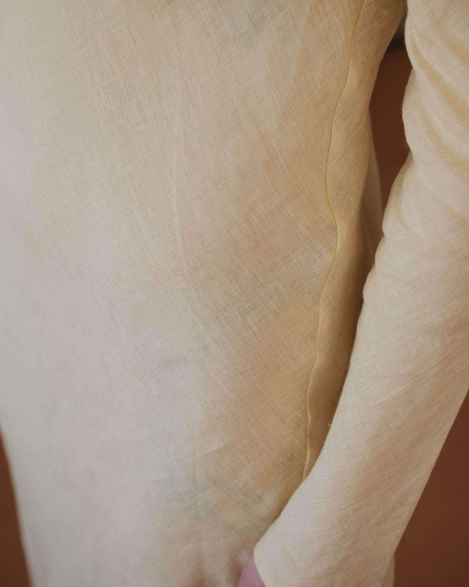 Dydine Long Sleeve Dress - Fine Linen - 7