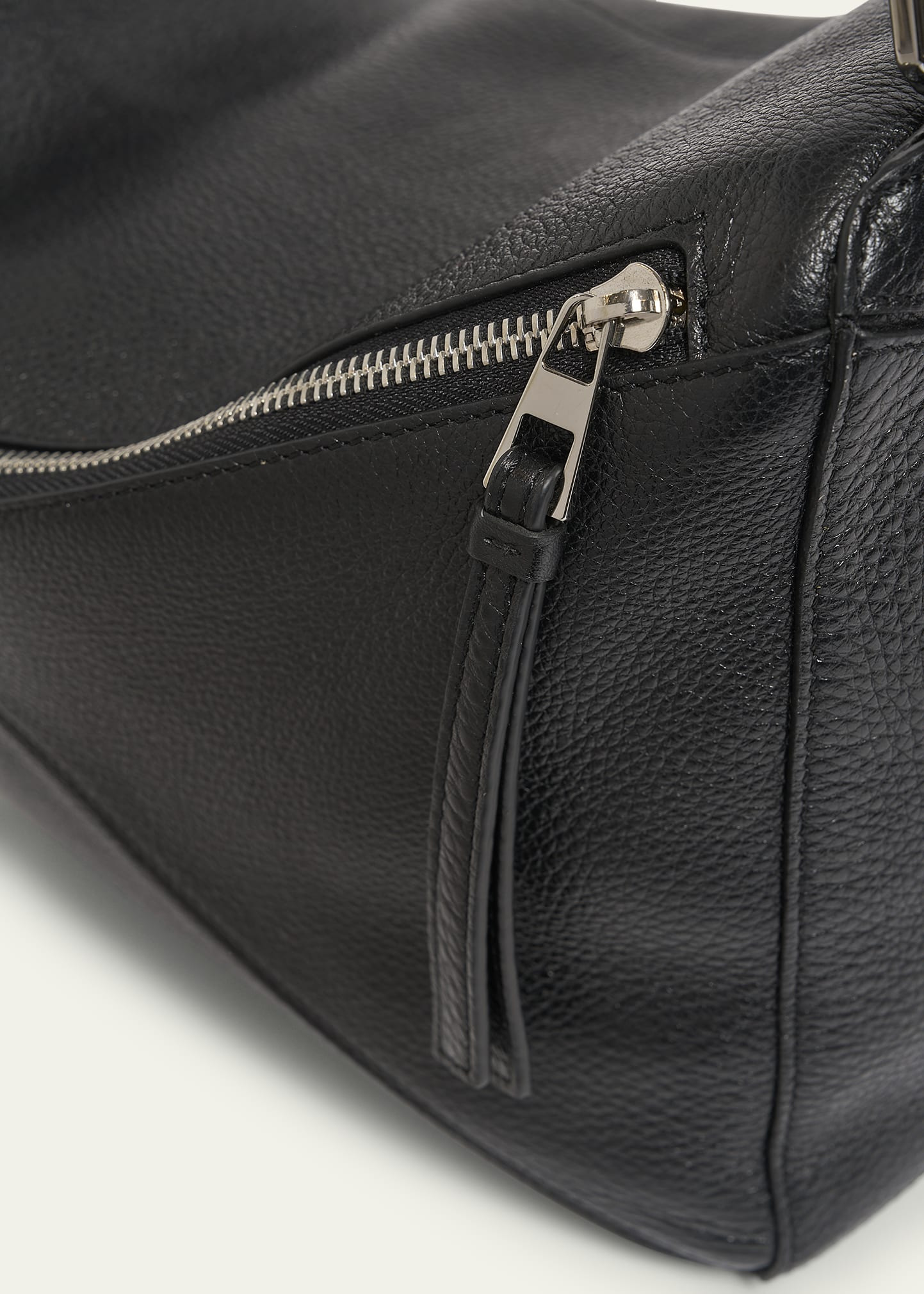 Men's Large Leather Puzzle Crossbody Bag - 5