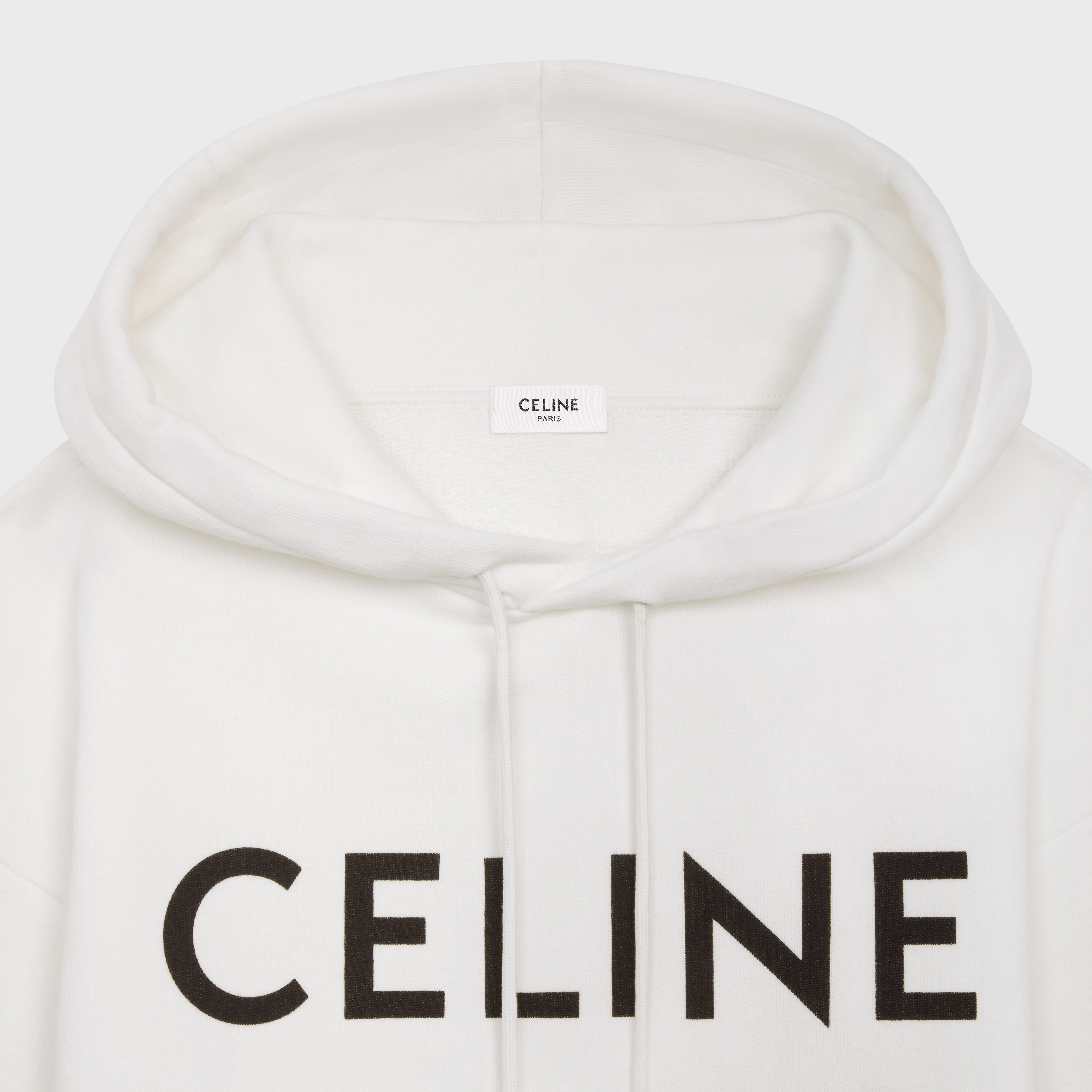 CELINE HOODIE IN COTTON FLEECE - 3