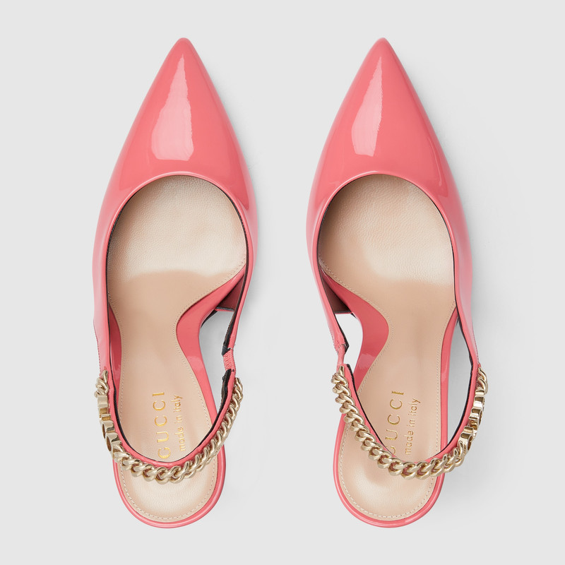 GUCCI Gucci Signoria slingback pump outlook