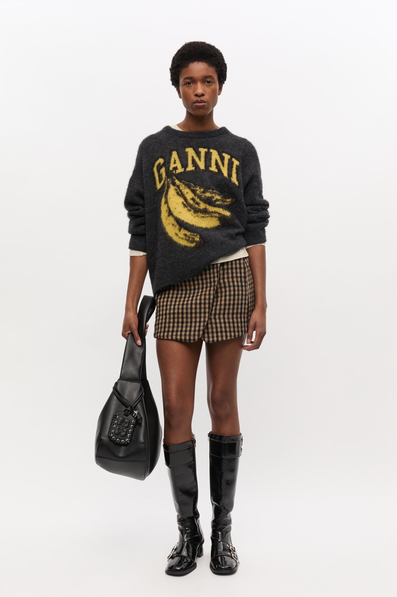 BLACK BANANA GRAPHIC SWEATER - 3