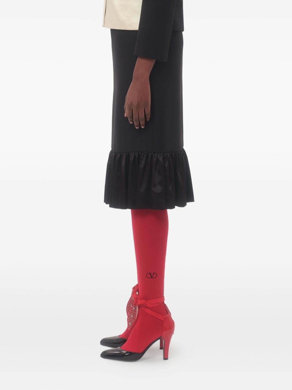 Crepe Couture midi skirt - 3