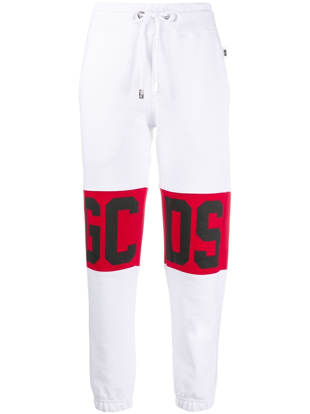 logo-print track trousers - 1