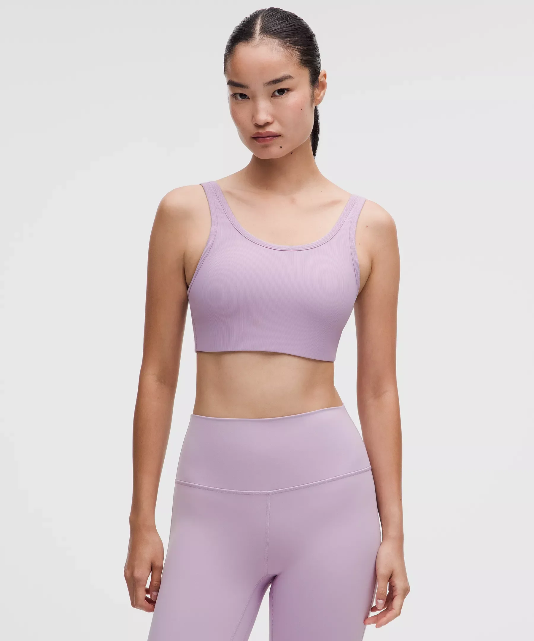 Nulu Ribbed Scoop-Neck Bra *Light Support, B/C Cup - 1