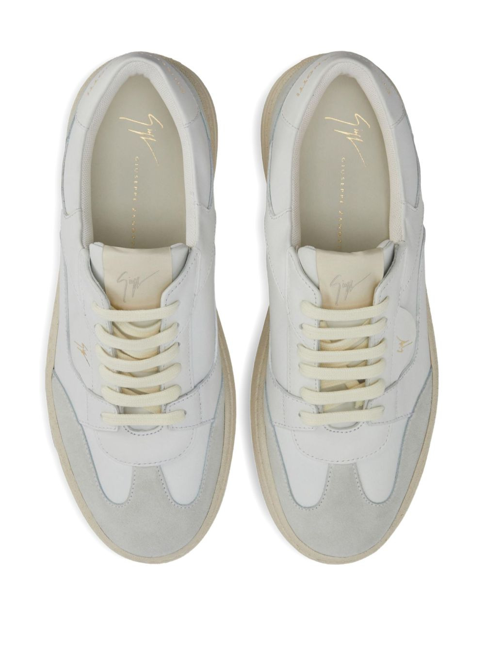 Gz94 leather suede low-top sneakers - 3