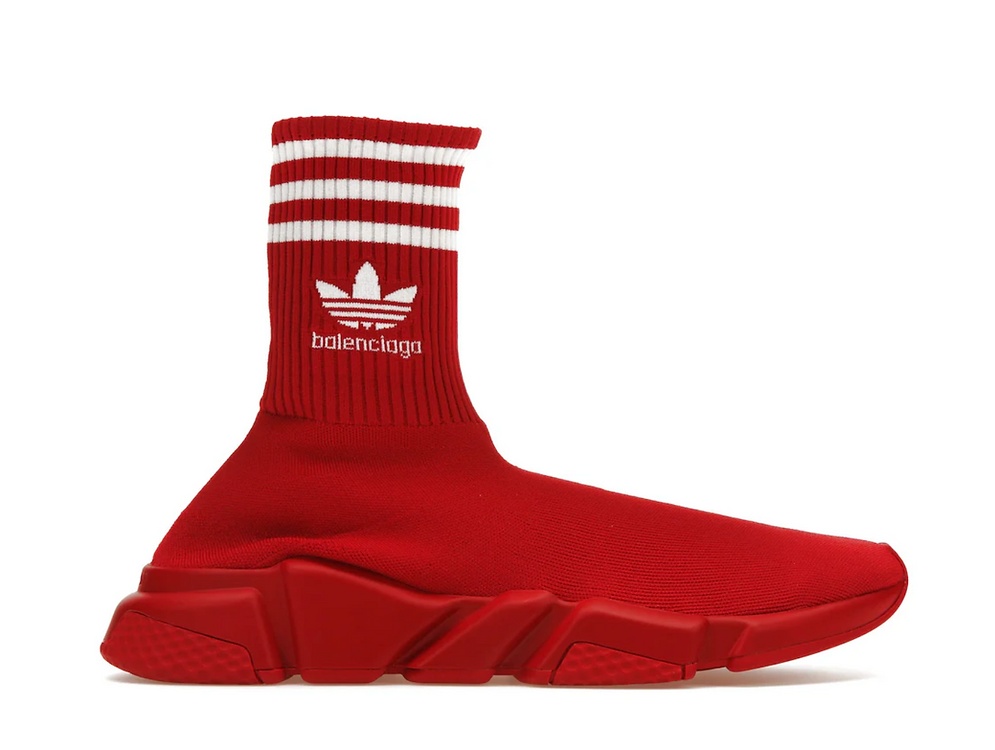 Balenciaga x adidas Speed Trainer 'Red White' 717591WBDV16090 - 2