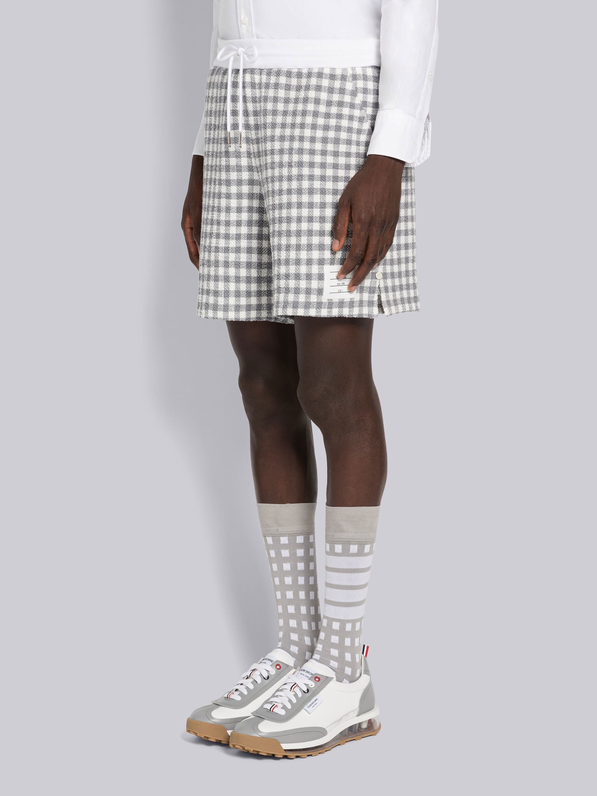 Gingham Mid Thigh Summer Short - 2