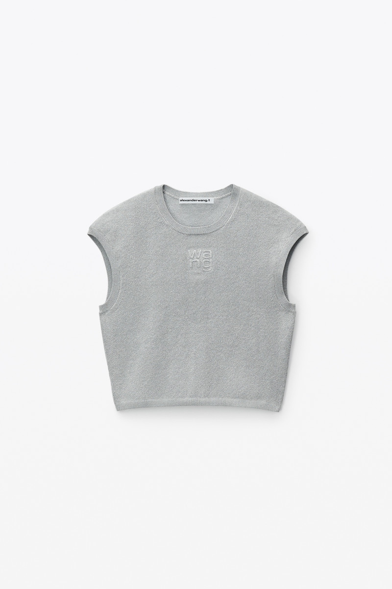 CROPPED TOP IN LUREX 1