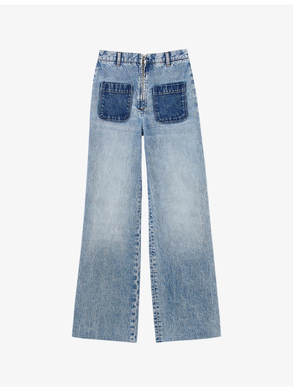 Flared-leg high-rise jeans - 1
