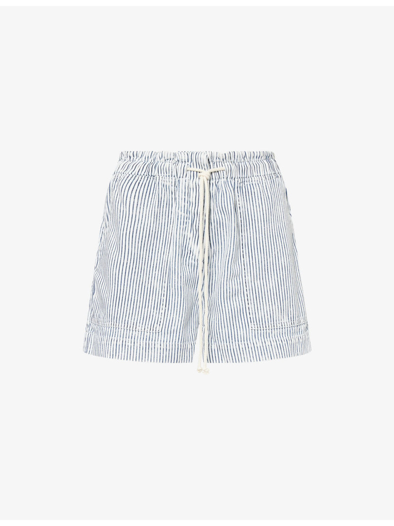Foster Stripe Cotton-Blend Shorts 1
