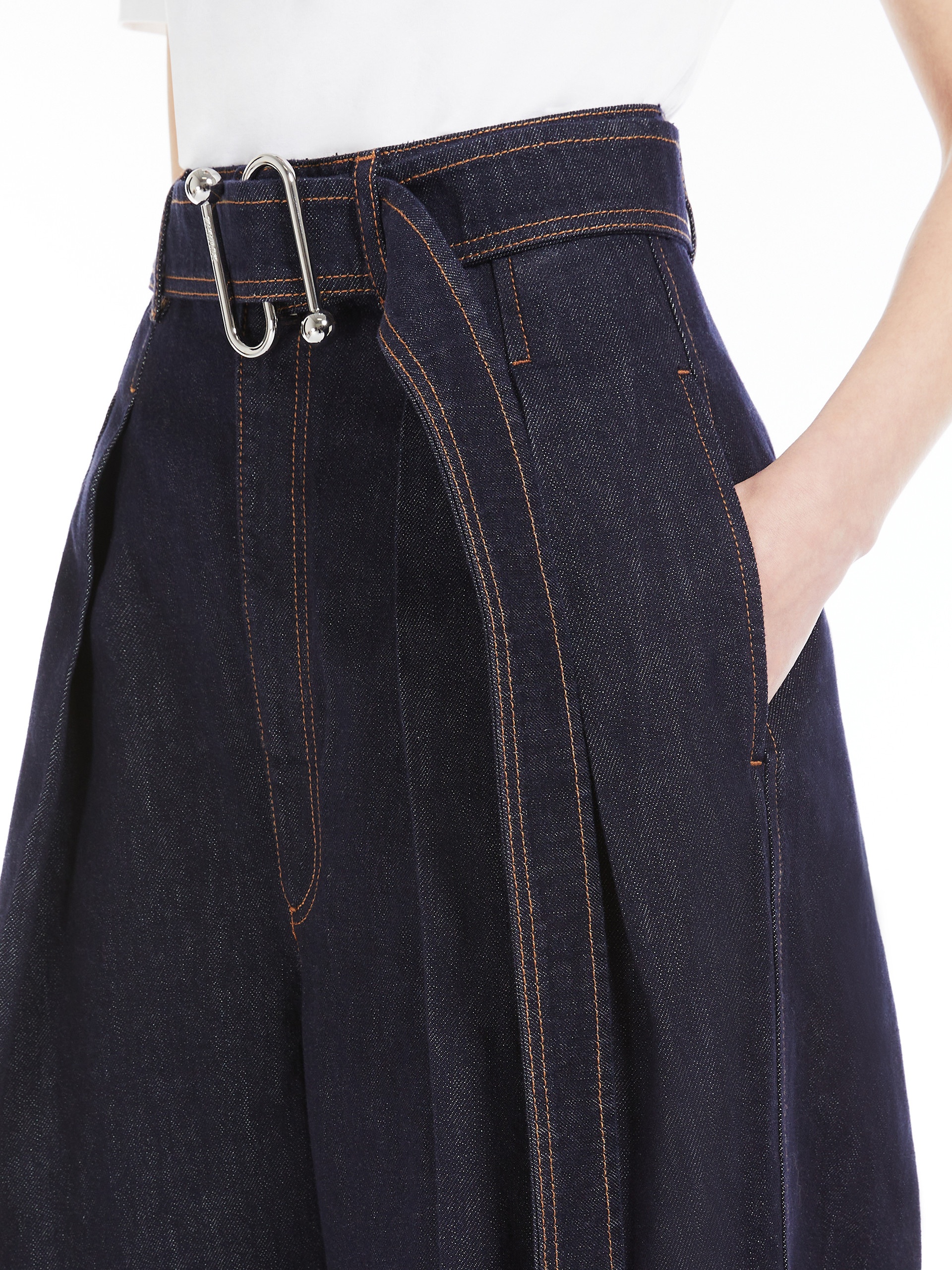 BLANC High-waisted wide-leg trousers - 5
