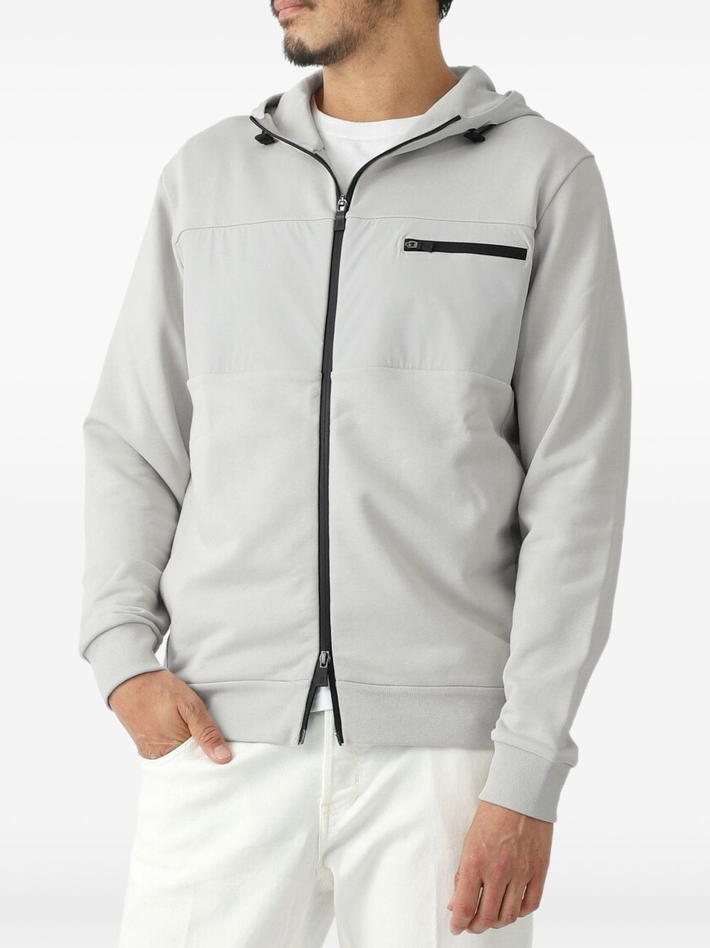cotton hooded jacket - 3