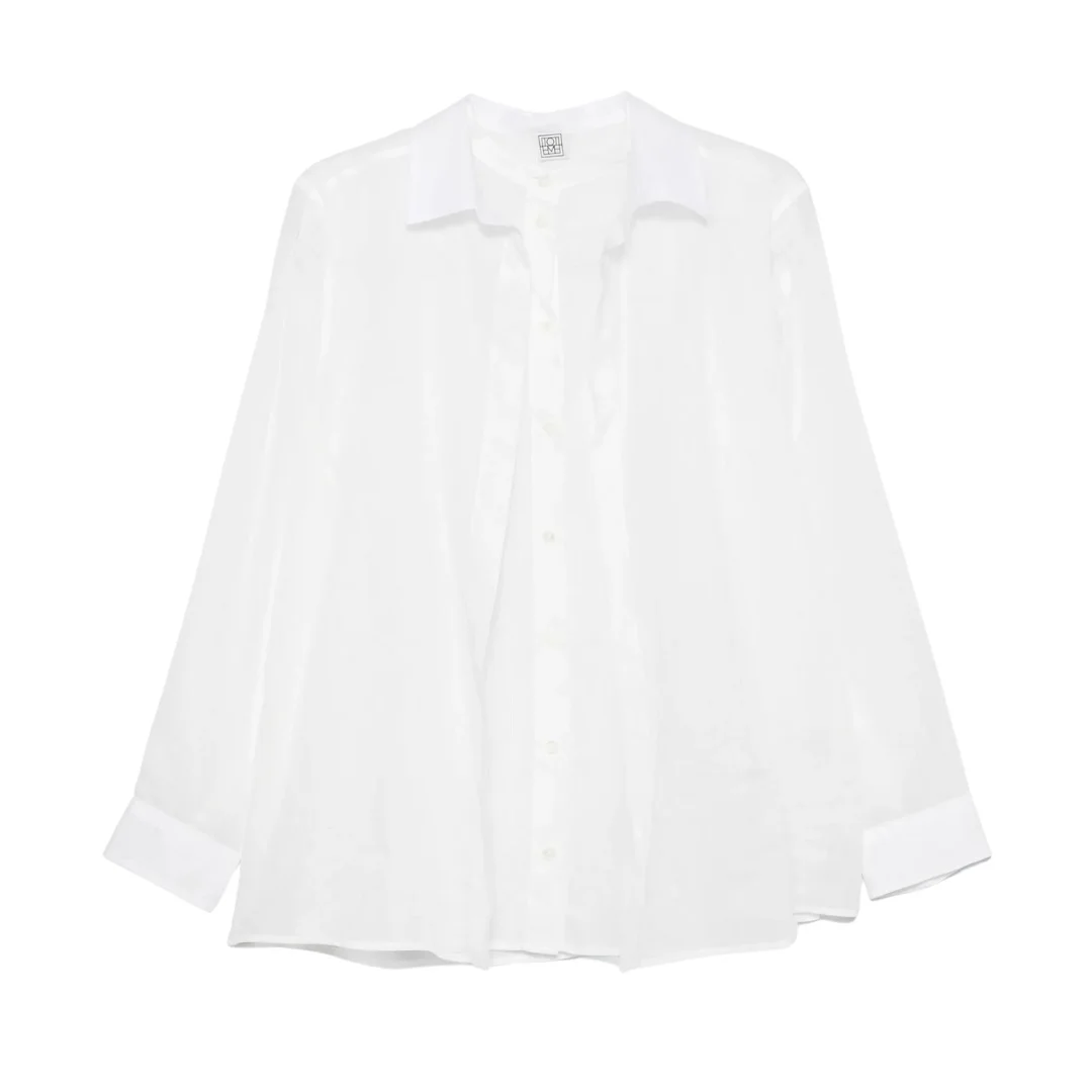 Ramie Double Collar Shirt - 1