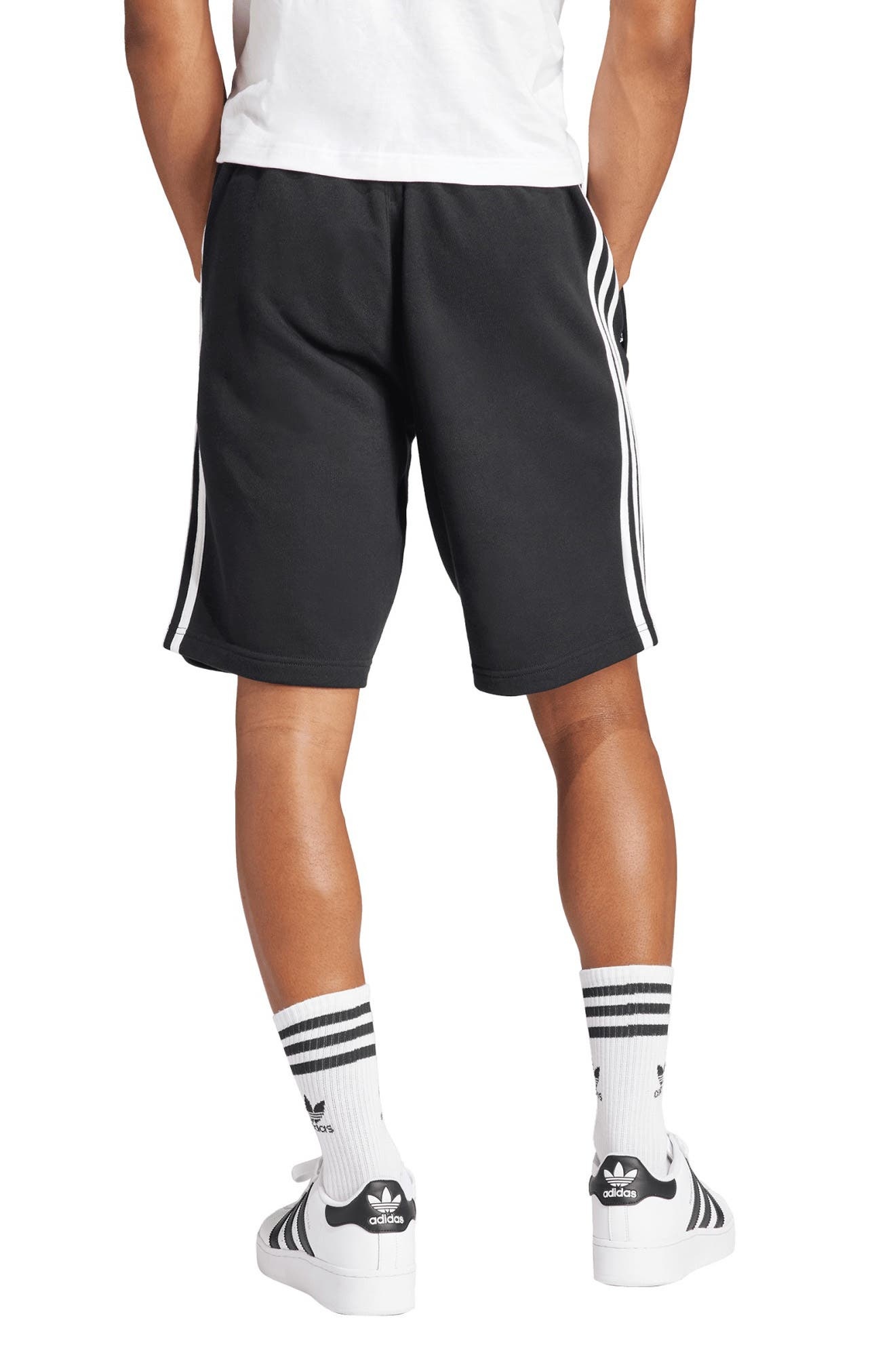 Adicolor 3-Stripes Cotton French Terry Shorts - 2