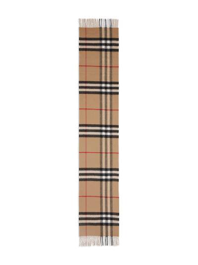 Burberry cashmere Classic Check scarf outlook