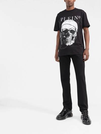 PHILIPP PLEIN skull print cotton T-shirt outlook