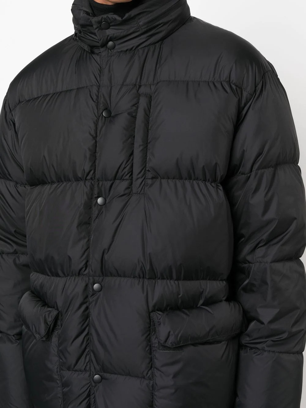 high-neck puffer-coat - 5