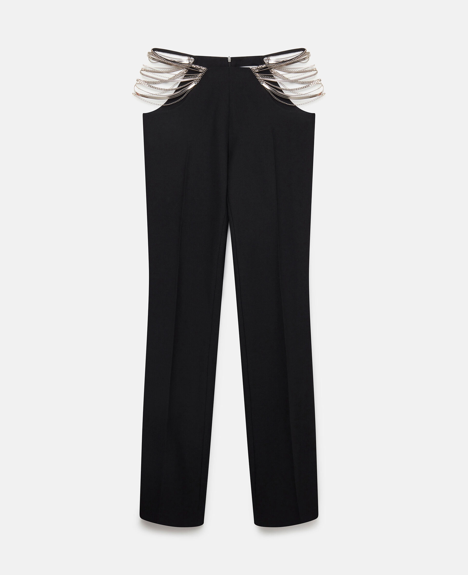 Ultra Low Rise Chain Trousers - 1