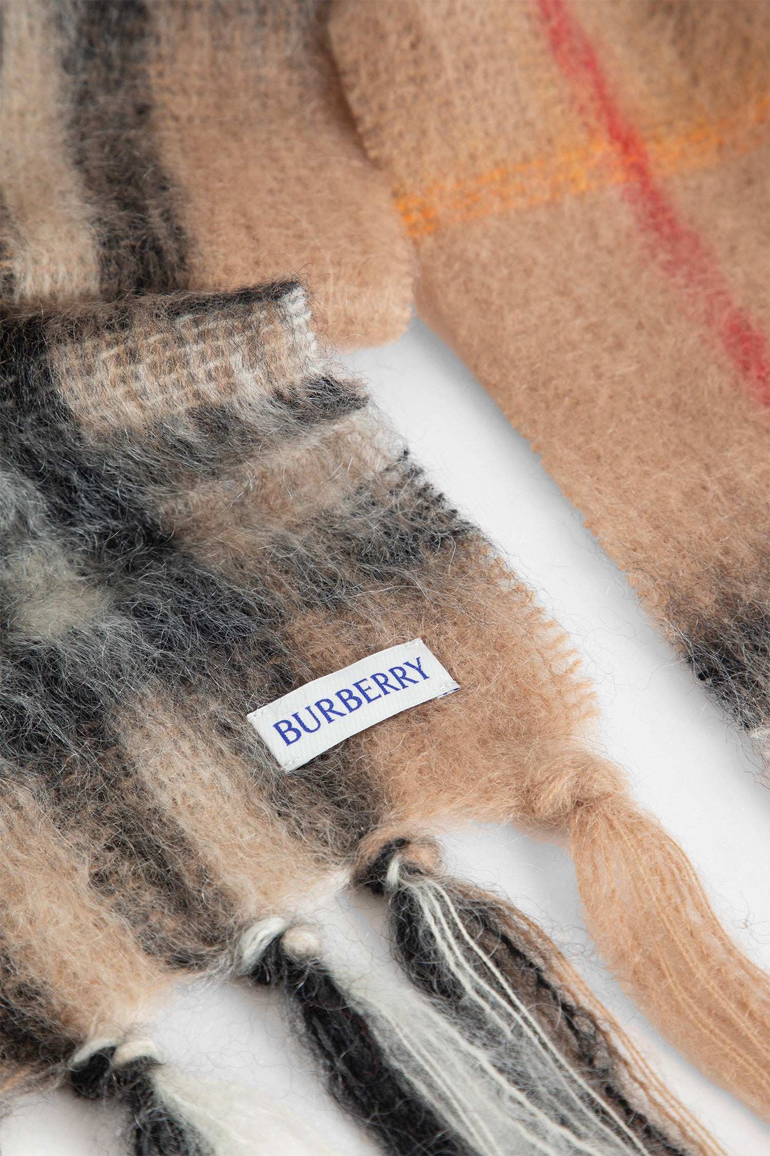 Check-Mohair-Wool-Scarf - 2