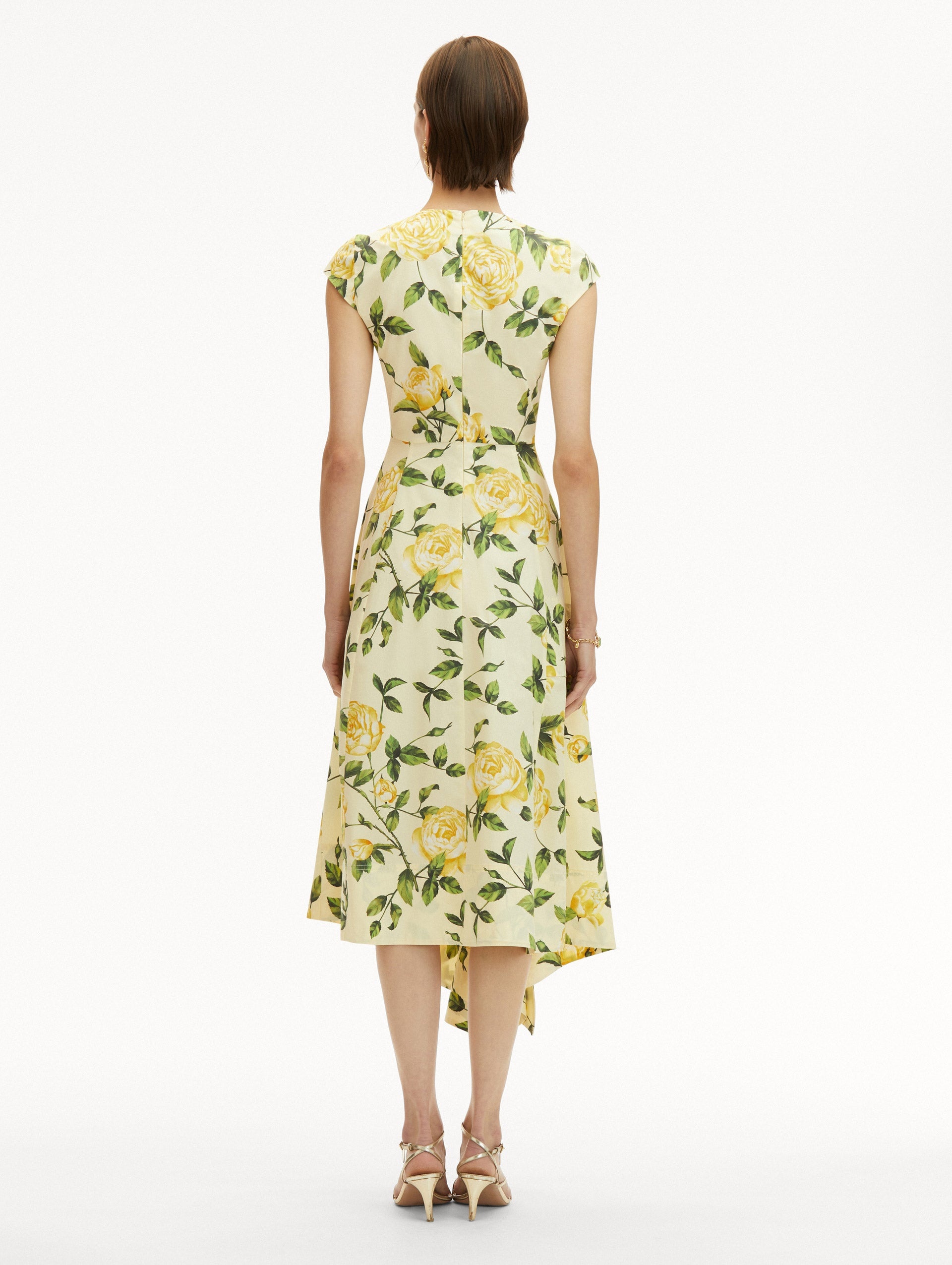ENGLISH ROSE ASYMMETRICAL DRESS - 3