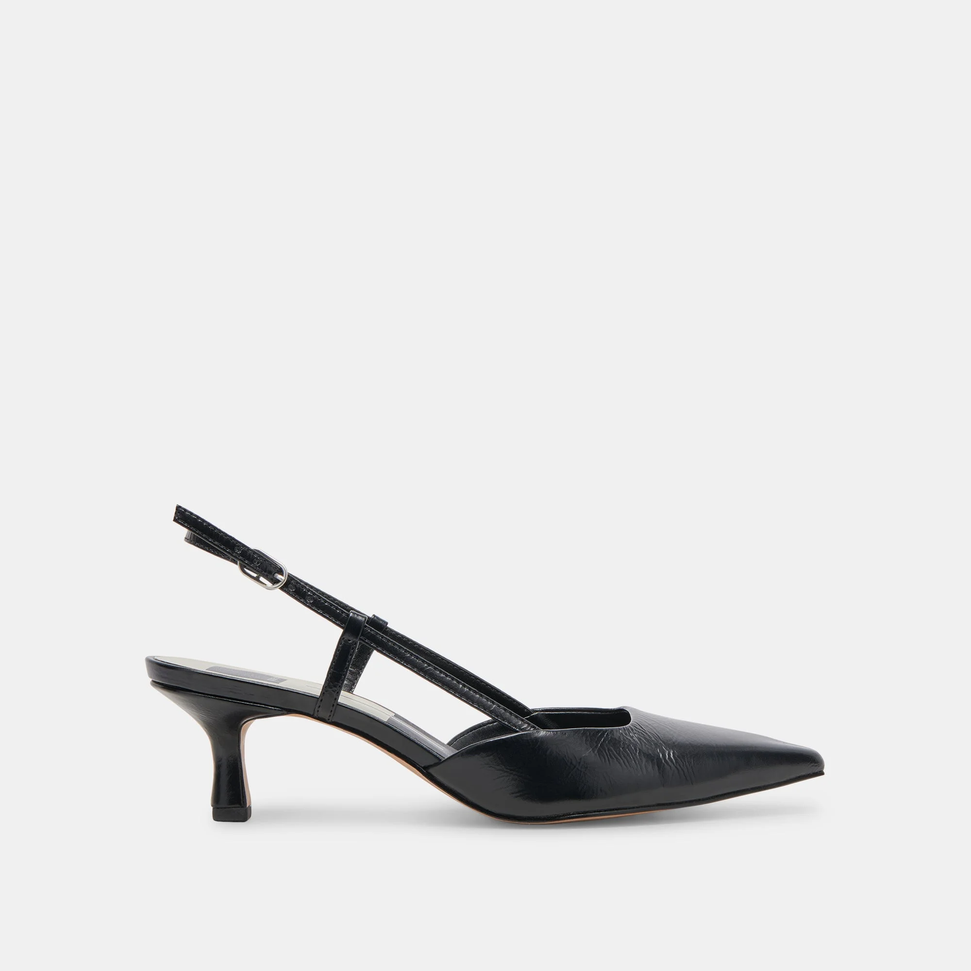 ODELA HEELS MIDNIGHT CRINKLE PATENT - 1