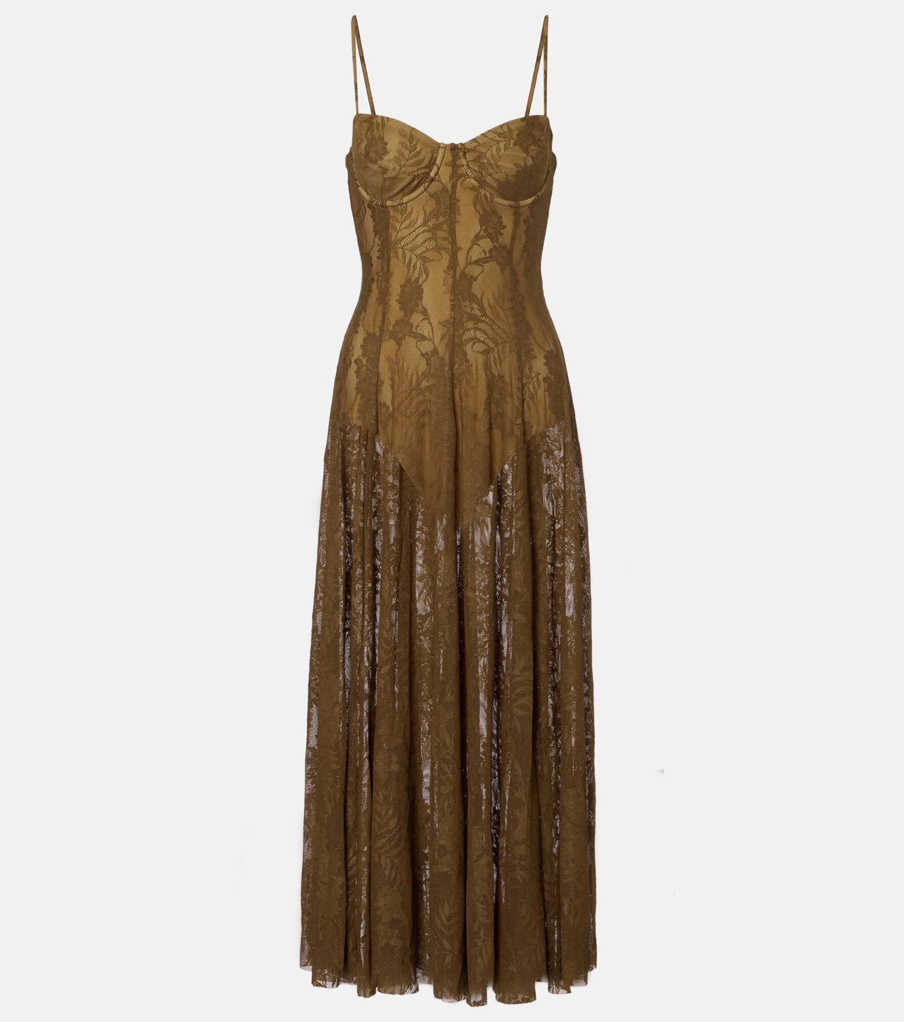Lace midi dress - 1