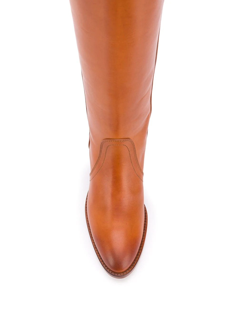 heeled knee-high riding boots - 4