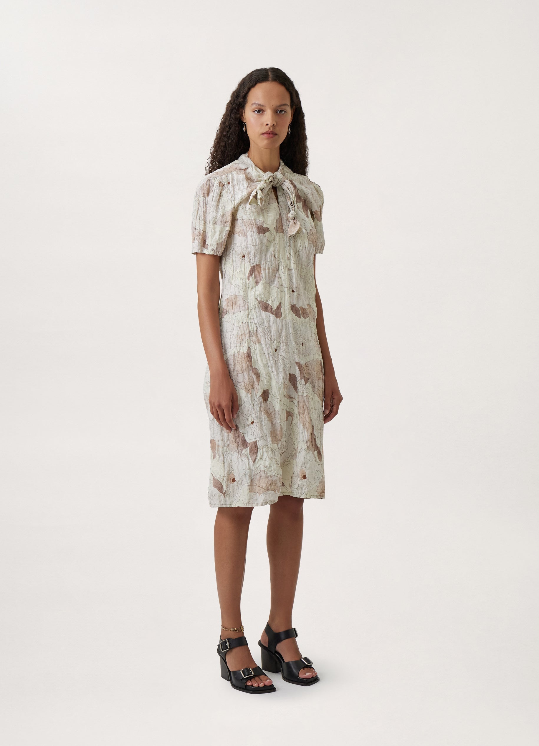 CRINKLED LOOSE DRESS - 2