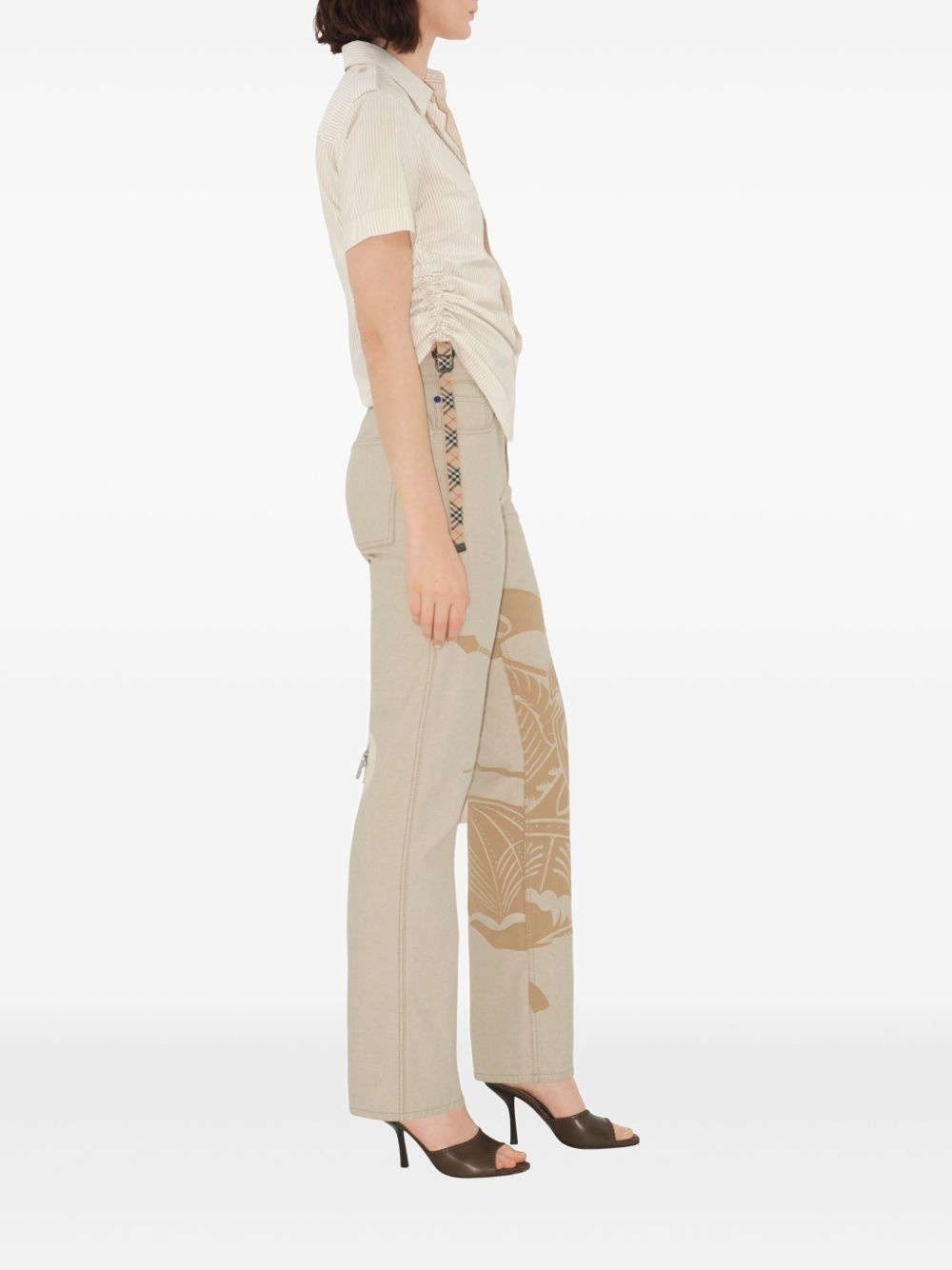 striped silk shirt - 3