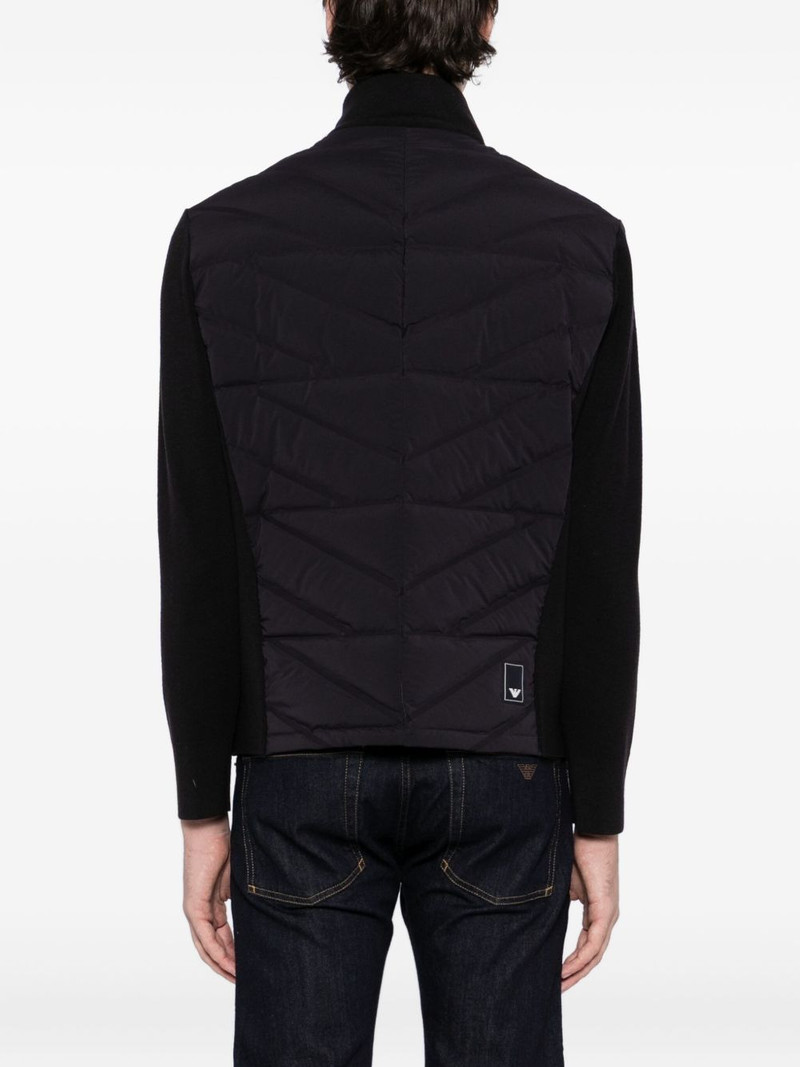 panelled padded jacket 4