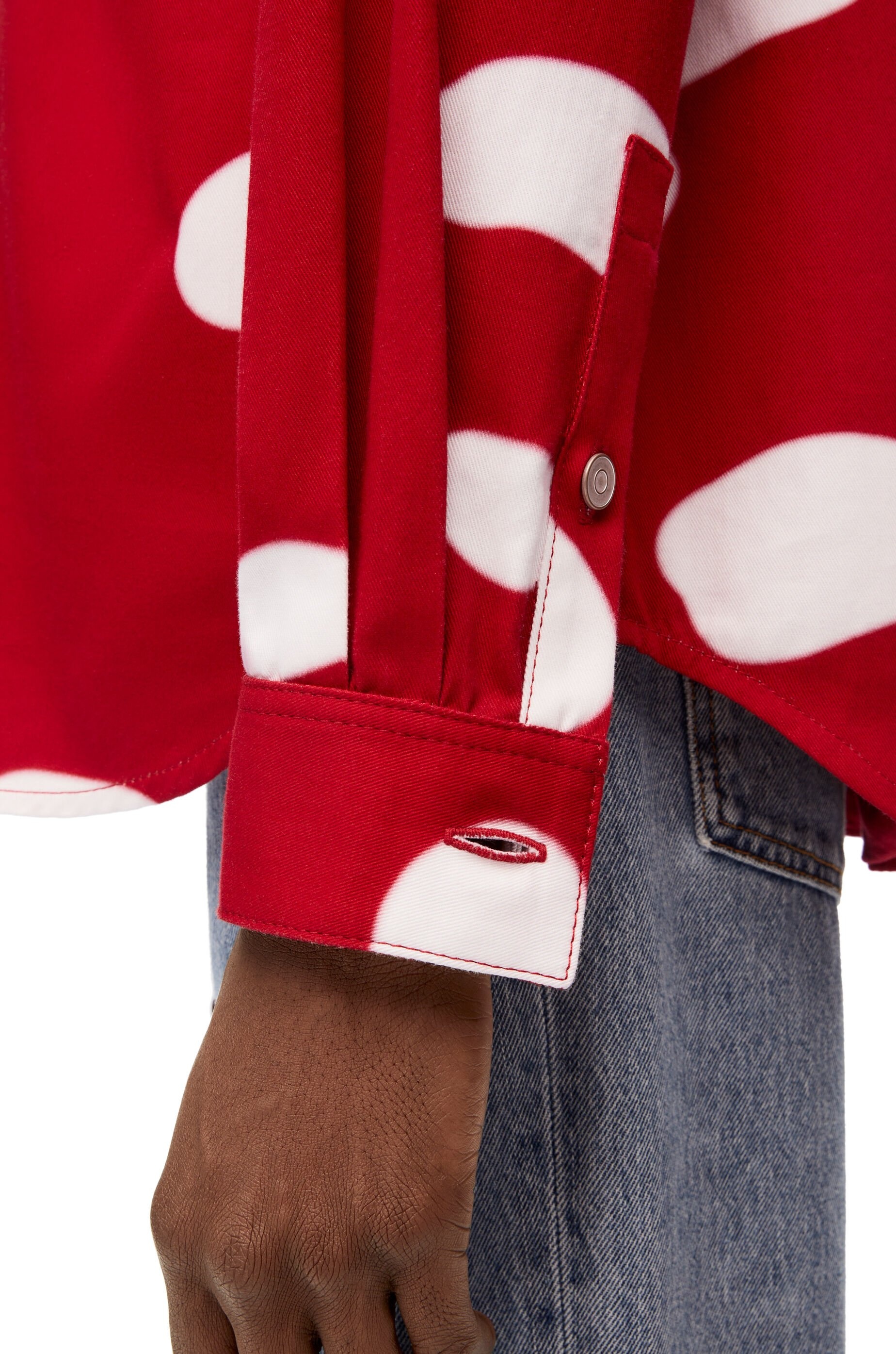 Mushroom overshirt in denim - 5