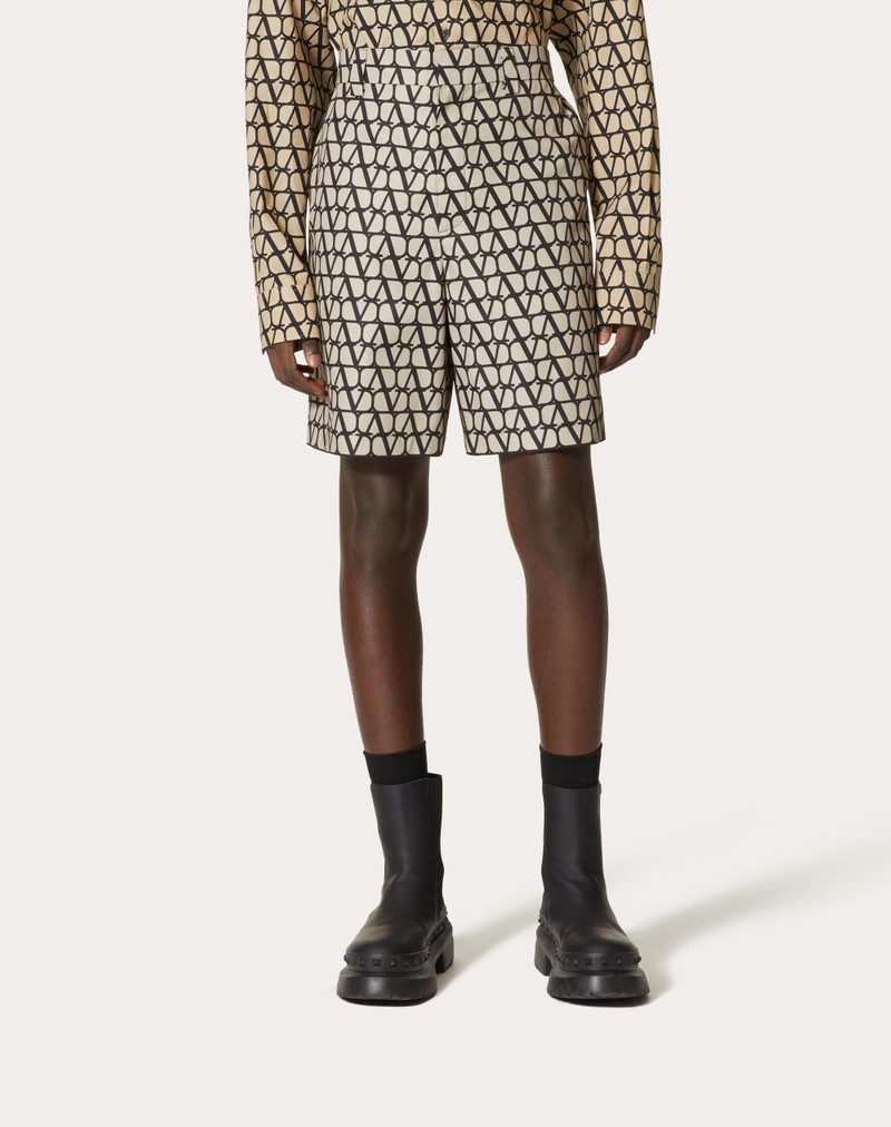 TOILE ICONOGRAPHE PRINT를 가진 NYLON BERMUDA SHORTS 3