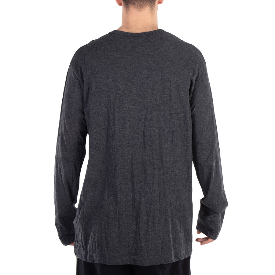 Yohji Yamamoto Vertical Wrinkled Long Sleeve T, Brand Size 3 (Large) - 4