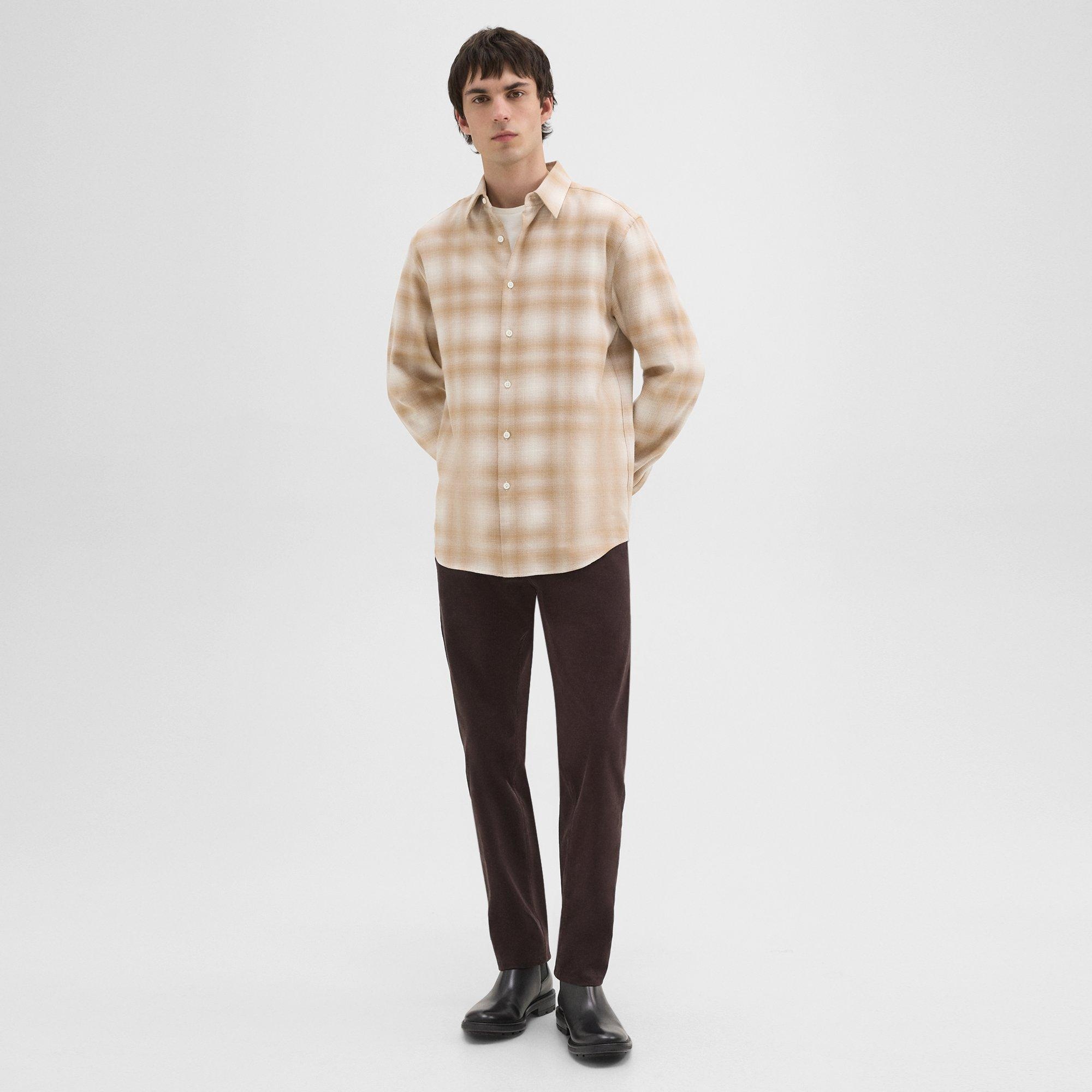 Irving Shirt in Plaid Cotton Flannel - 6