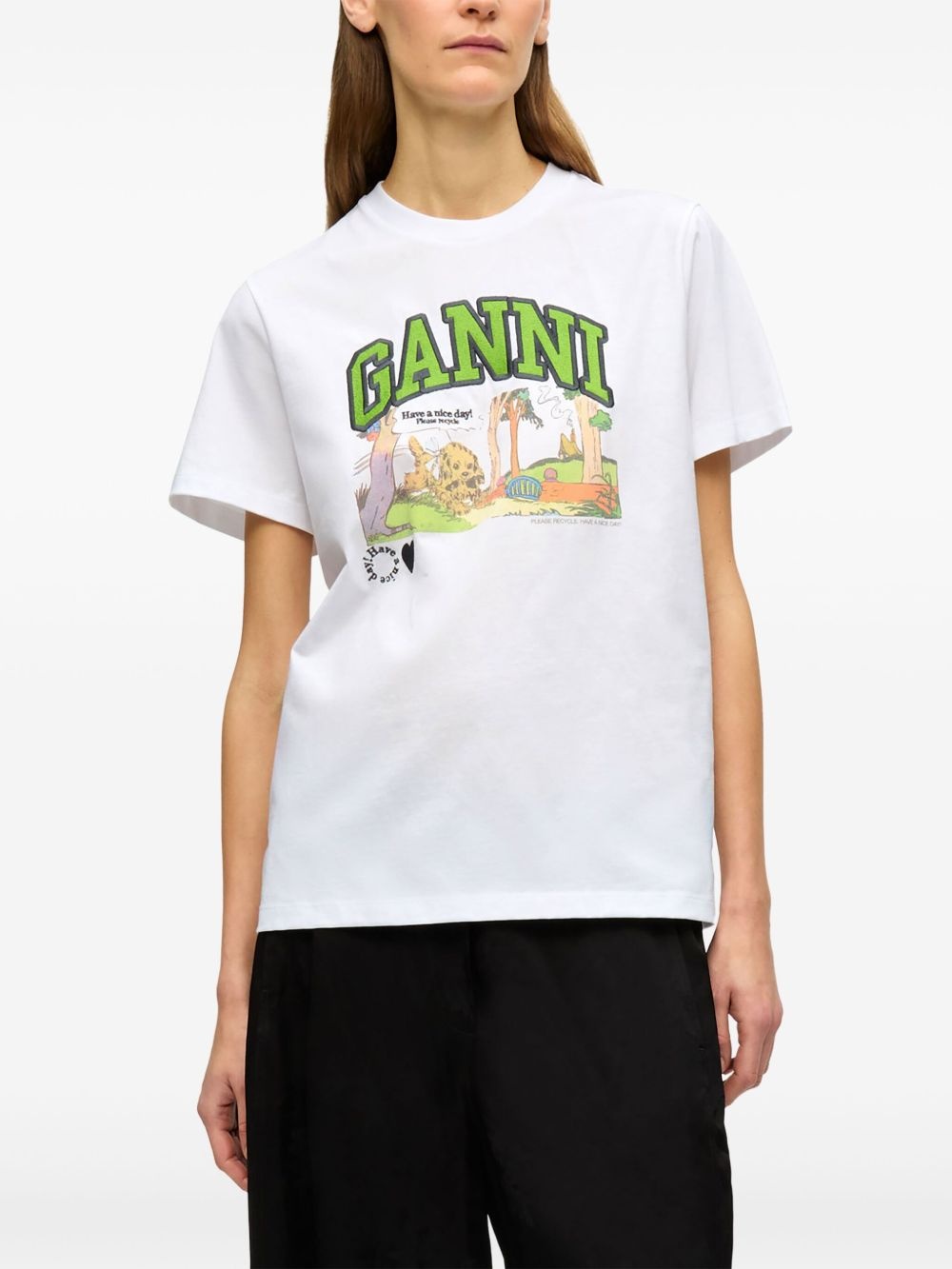 printed T-shirt - 3