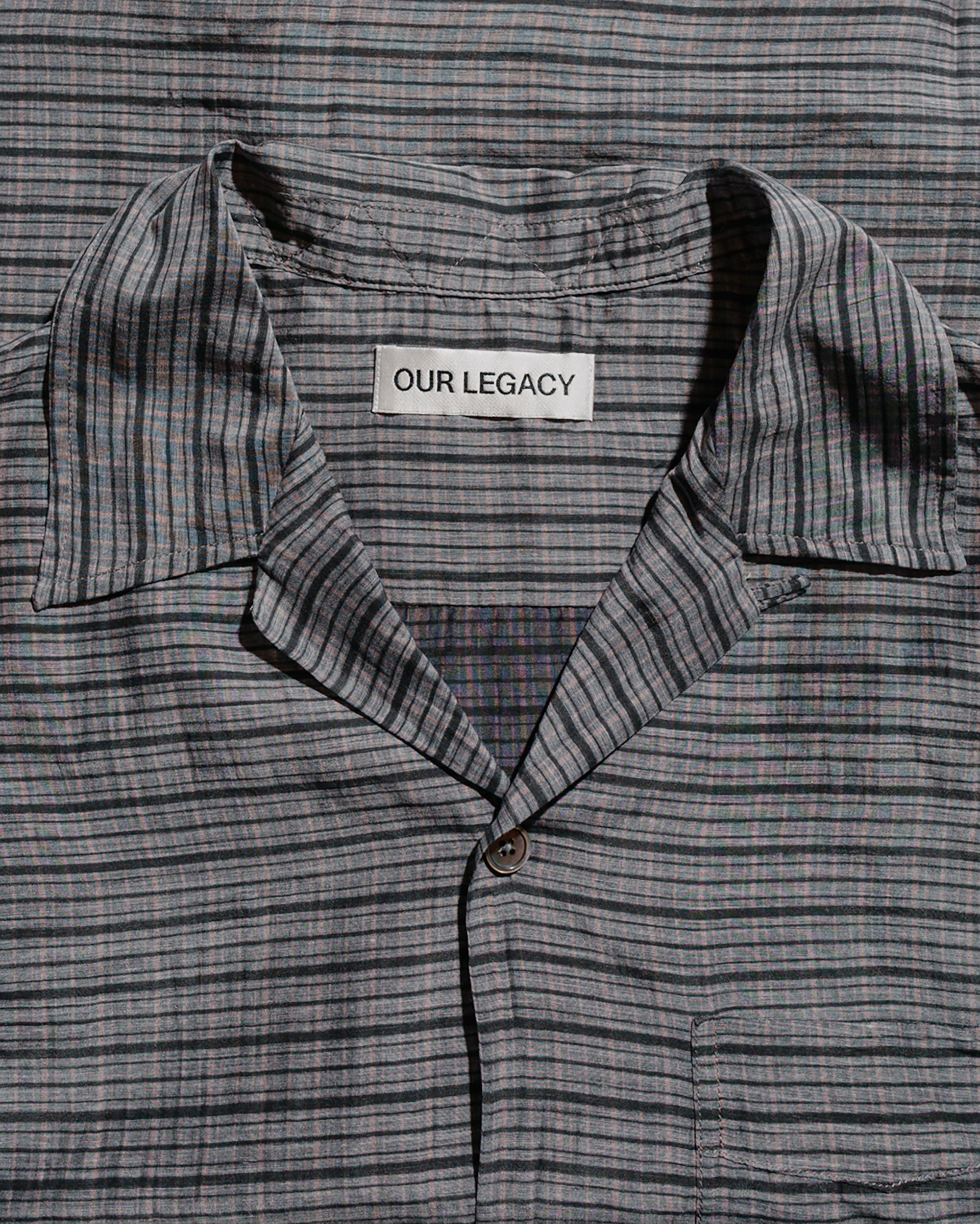 Heusen Shirt Shortsleeve Picnic Check Cotton Silk - 5