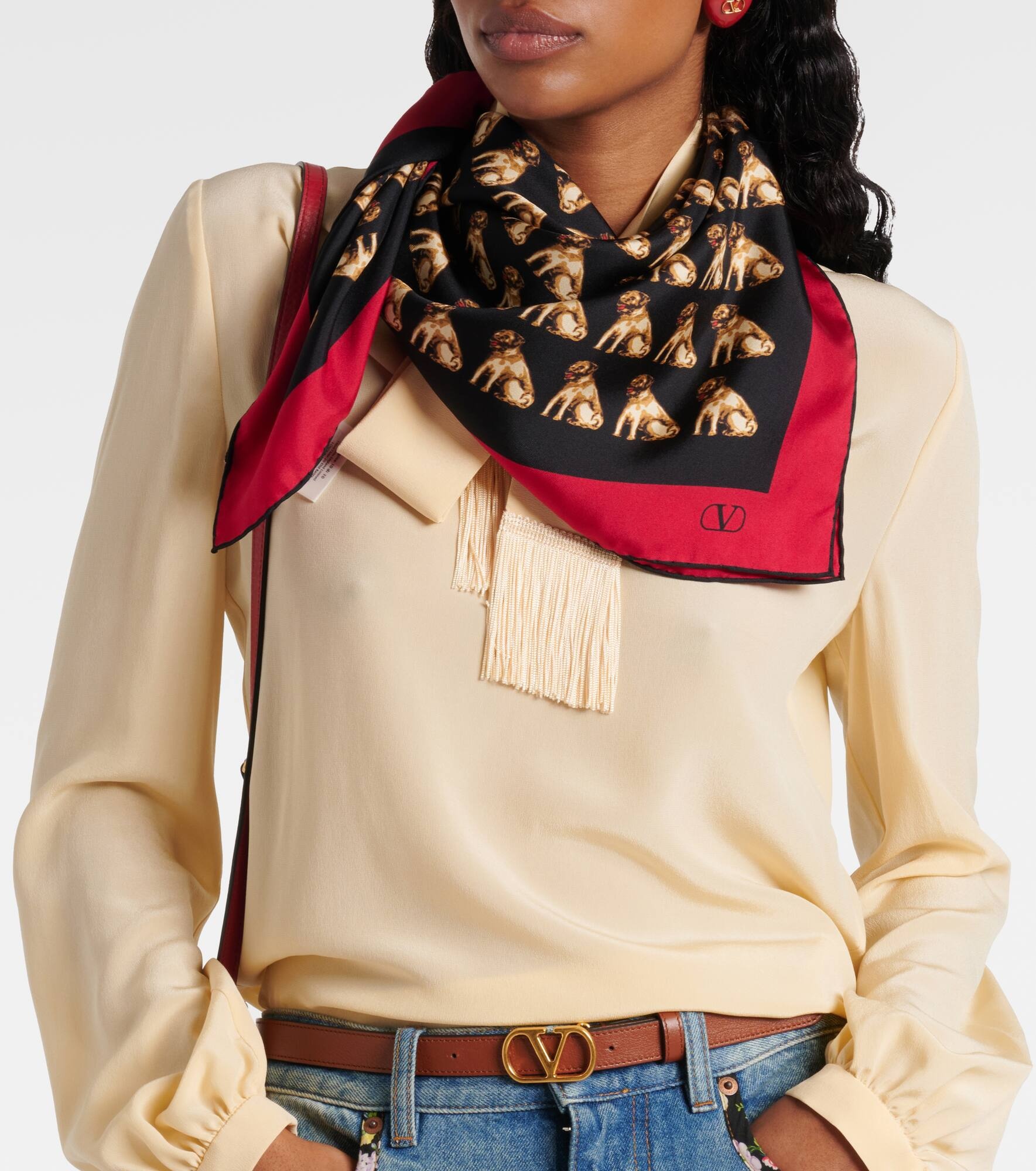Petit Charles silk scarf - 2