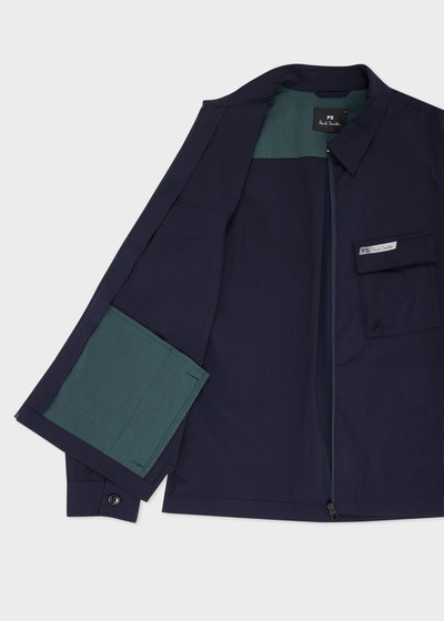 Paul Smith Cotton-Nylon Zip Overshirt outlook