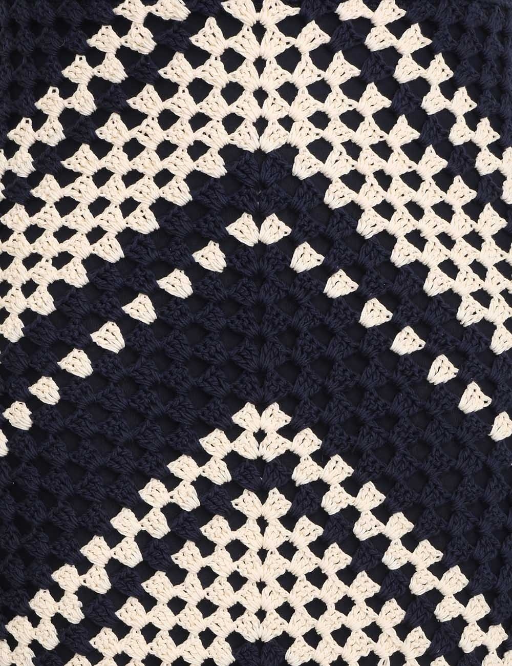 CHINTZ CROCHET FRINGED SKIRT - 6