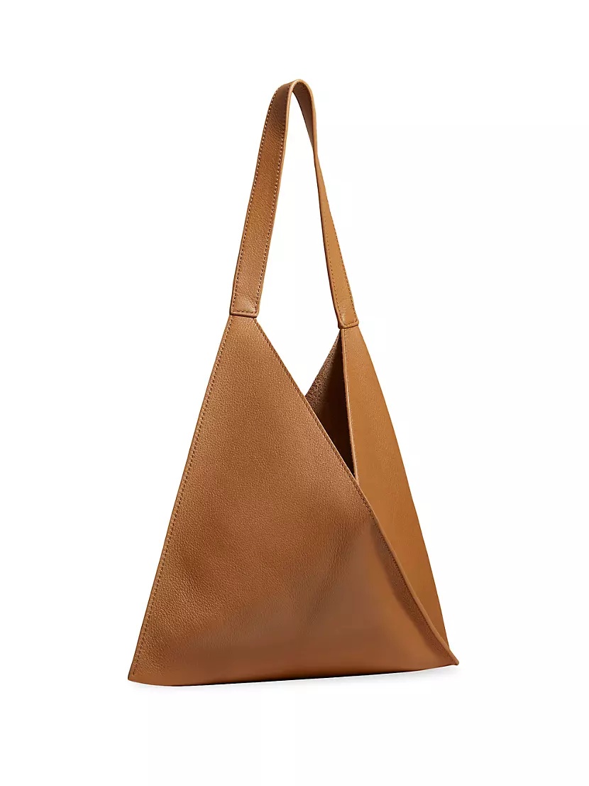 Small Sara Leather Tote Bag - 3