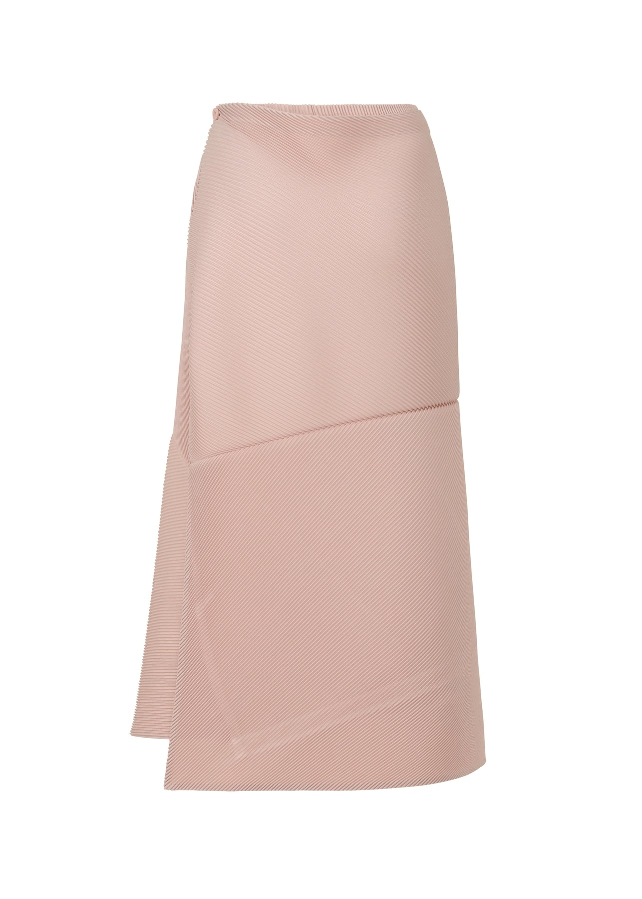 LEATHER LIKE PLEATS SKIRT - 2