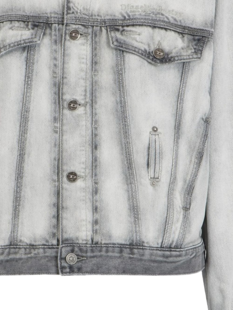 Diesel button denim jacket outlook