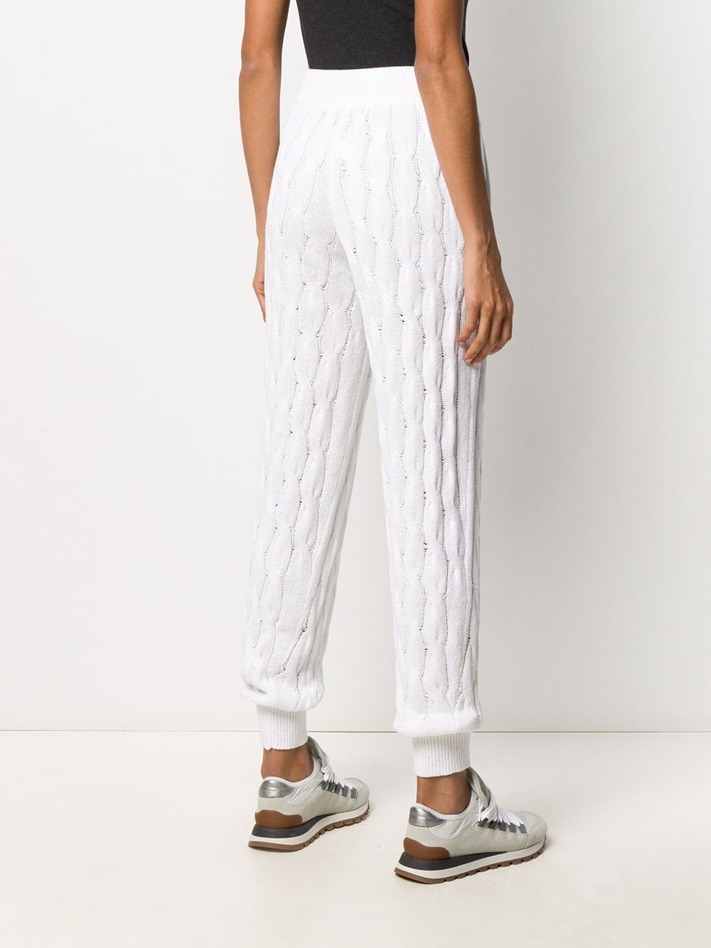 cable knit trousers - 4